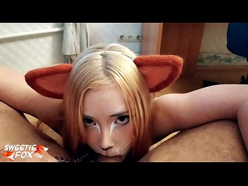 ❤️ Kitsune swallow dick and cum in her mouth ❤ Quality porn at us
